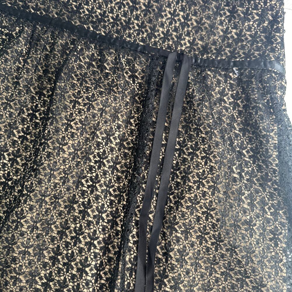 Ruby Rox Black Floral Lace Mini Skirt New Size 11 Whimsey goth Coquette - Picture 2 of 7